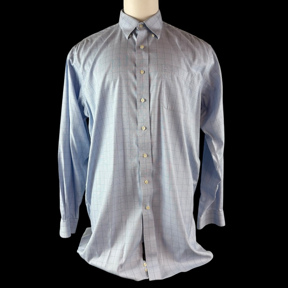 Jos A Bank Shirt Men’s 17-37 Travelers Collection Read-stain Button Down (295)
